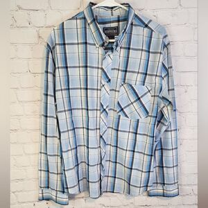 Men's Aeropostale longsleeve button-down shirt, size Large